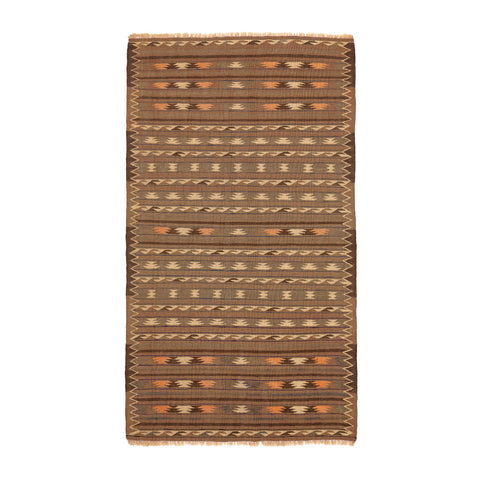 Turkmen Kilim (3.4 x 5.8)ft
