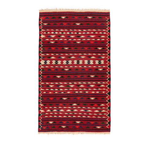 Turkmen Kilim (3.5 x 6.6)ft