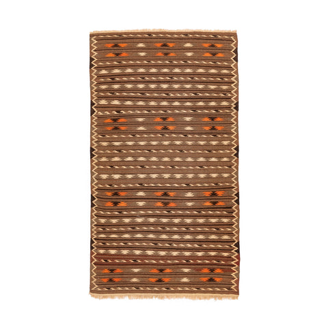 Turkmen Kilim (3.6 x 6.2)ft