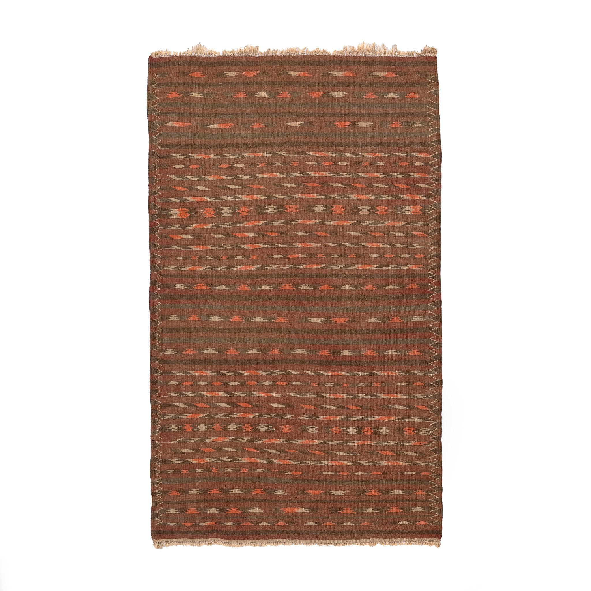 Turkmen Kilim (3.7 x 6.2)ft