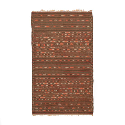 Turkmen Kilim (3.7 x 6.2)ft
