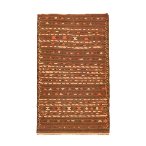 Turkmen Kilim (3.8 x 6.2)ft