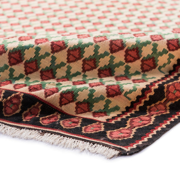 Senneh Kilim (3.9 x 4.8)ft