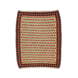 Senneh Kilim (3.9 x 4.8)ft