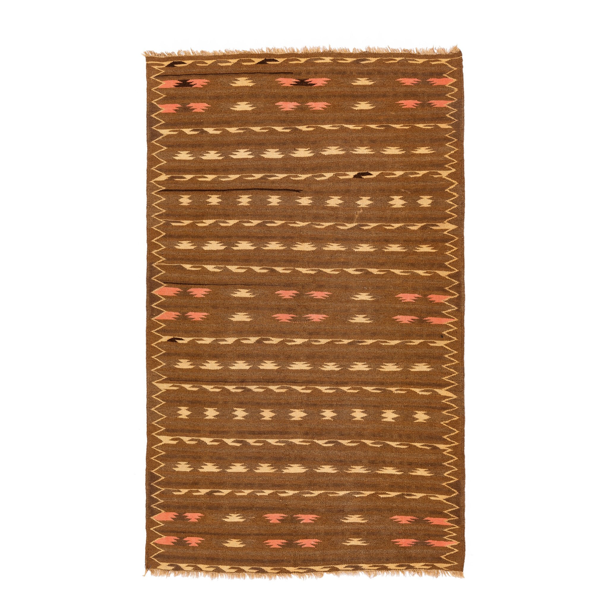 Turkmen Kilim (3.6 x 5.9)ft
