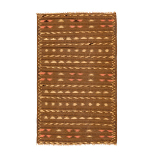 Turkmen Kilim (3.6 x 5.9)ft