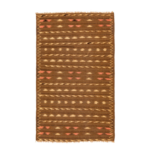 Turkmen Kilim (3.6 x 5.9)ft