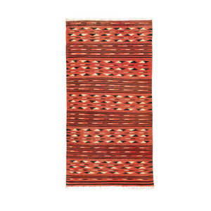 Turkmen Kilim (3.3 x 6.3)ft