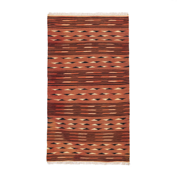 Turkmen Kilim (3.4 x 6.2)ft