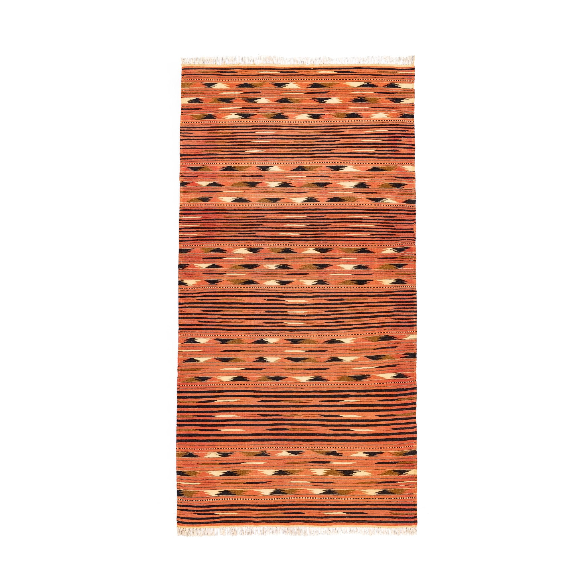 Turkmen Kilim (3.4 x 6.5)ft
