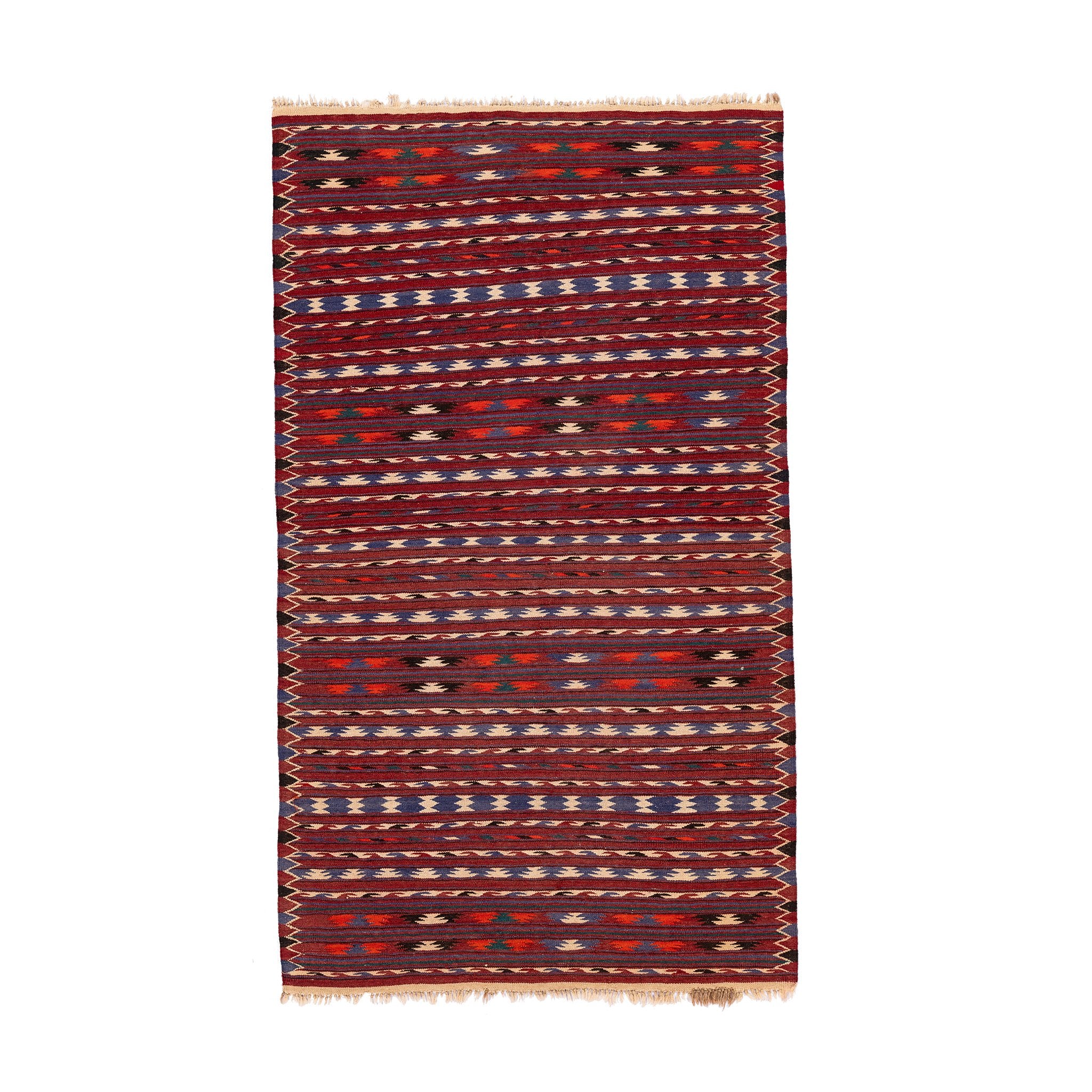 Turkmen Kilim (3.8 x 6.6)ft