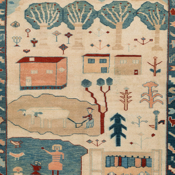 Turkish Gabbeh (6.2 x 7.2)ft