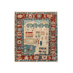 Turkish Gabbeh (6.2 x 7.2)ft