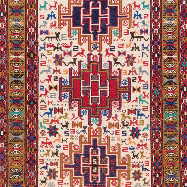 Soumak Kilim (3.4 x 4.7)ft