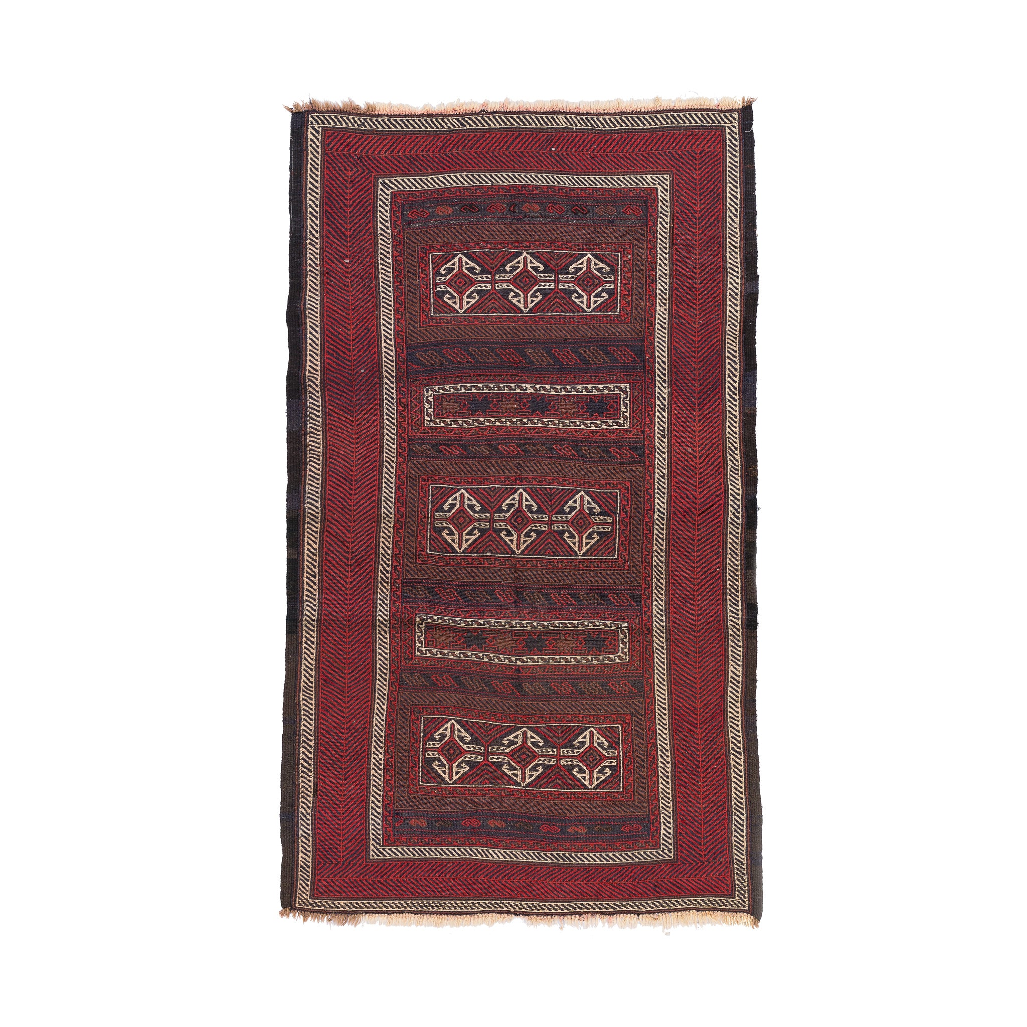 Golbarjasta Kilim (3.9 x 6.7)ft