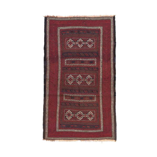 Golbarjasta Kilim (3.9 x 6.7)ft
