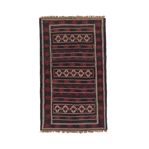 Golbarjasta Kilim (3.8 x 6.4)ft