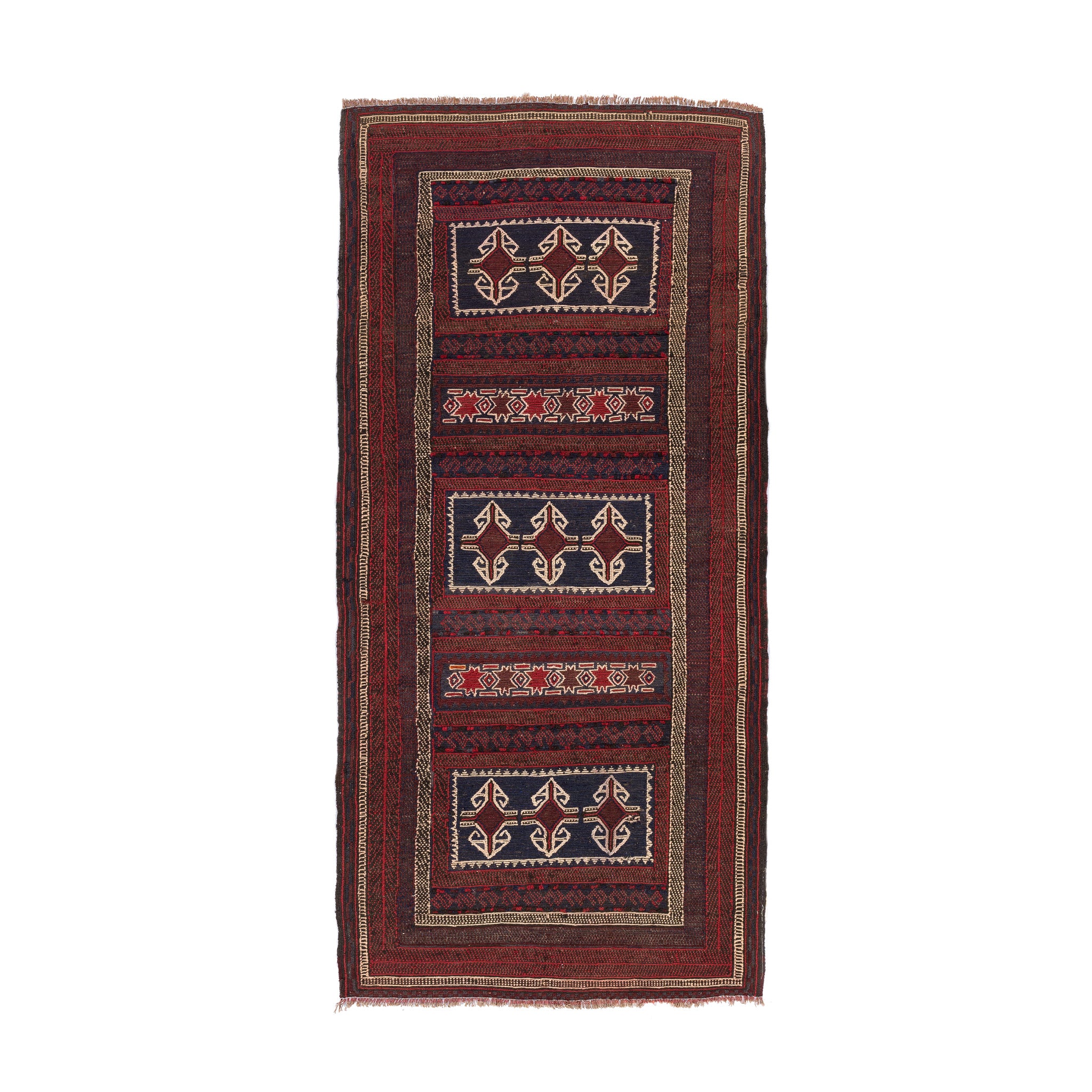 Golbarjasta Kilim (3.5 x 7.6)ft