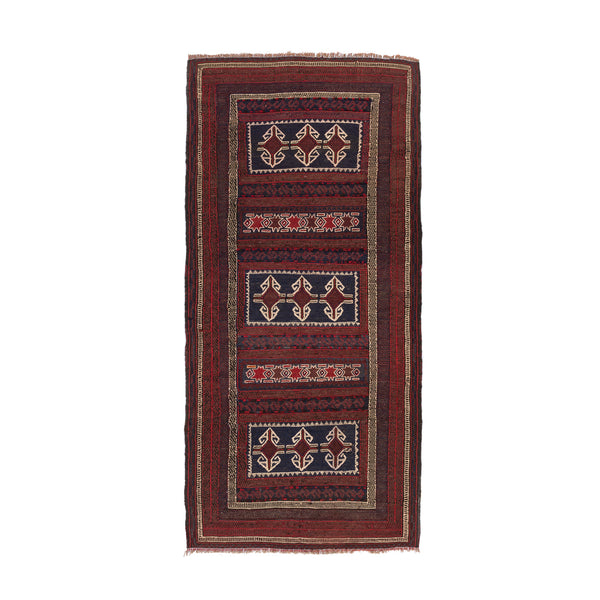 Golbarjasta Kilim (3.5 x 7.6)ft