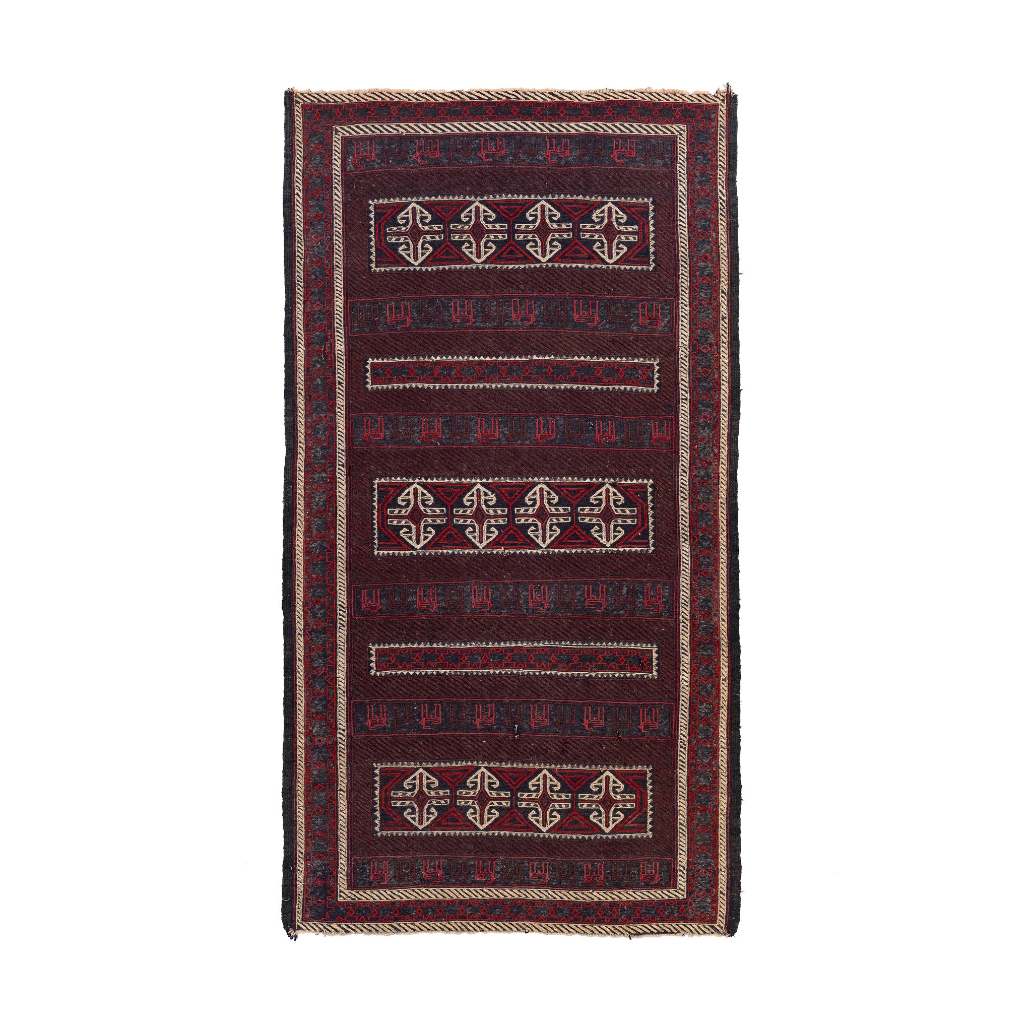 Golbarjasta Kilim (4.3 x 7.9)ft