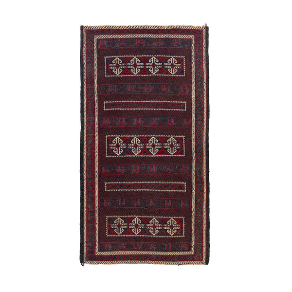 Golbarjasta Kilim (4.3 x 7.9)ft