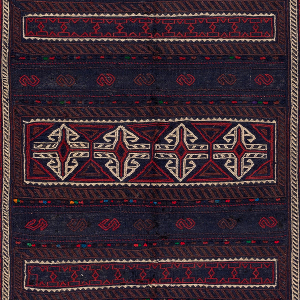Golbarjasta Kilim (4.1 x 8)ft