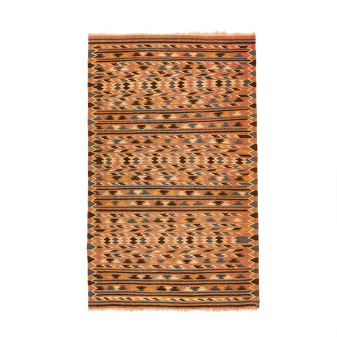 Turkmen Kilim (3.9 x 6.2)ft