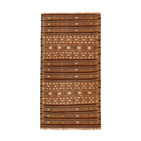 Turkmen Kilim (3.3 x 6.2)ft