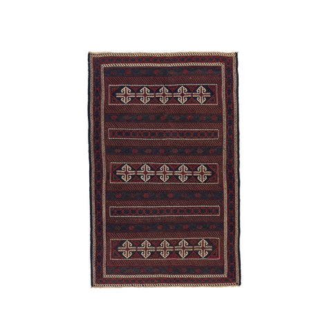 Golbarjasta Kilim (4.5 x 7.1)ft
