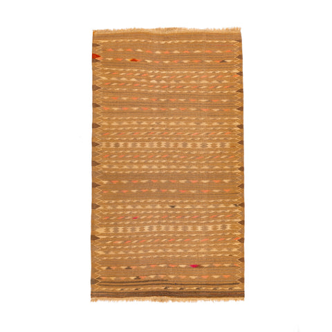 Turkmen Kilim (3.6 x 6.1)ft