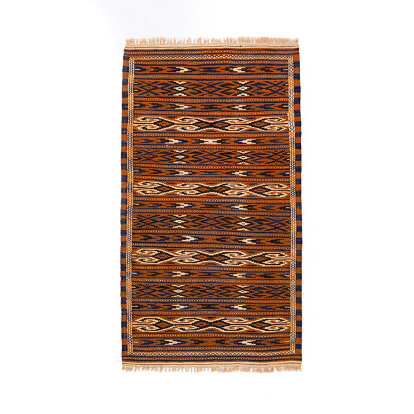 Turkmen Kilim (3.3 x 5.9)ft