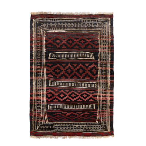 Golbarjasta Kilim (4.9 x 6.8)ft