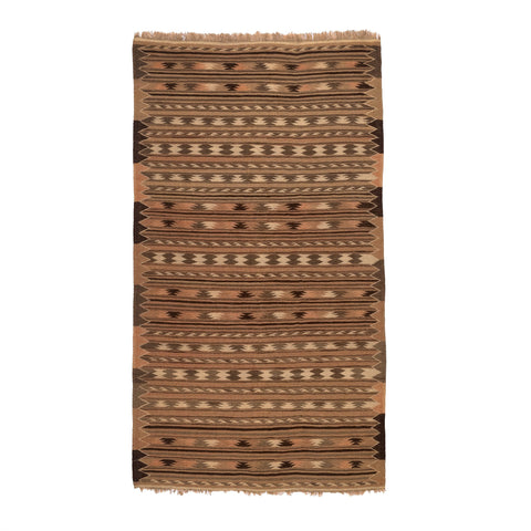 Turkmen Kilim (3.6 x 6.4)ft